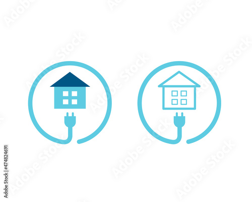 環境アイコン　オール電化　SDGs　二酸化炭素　住宅