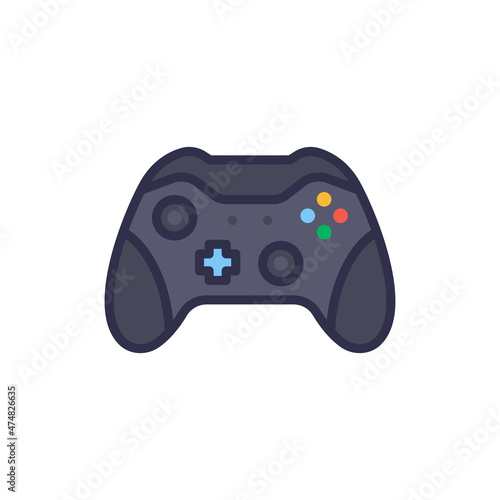 gaming console icon in vector. Logotype;