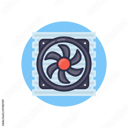 Heat Sink icon in vector. Logotype;