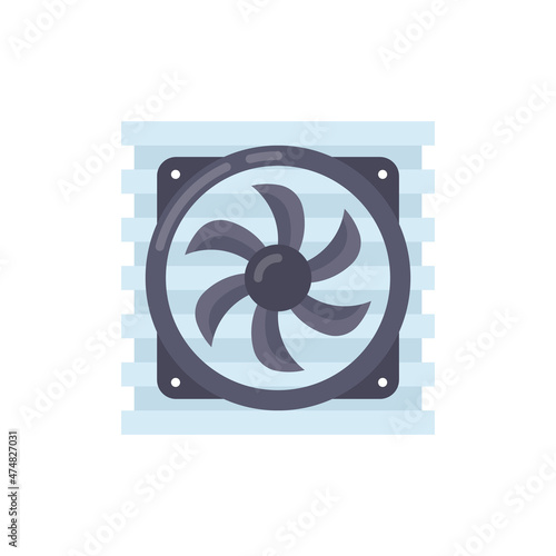 Heat Sink icon in vector. Logotype;