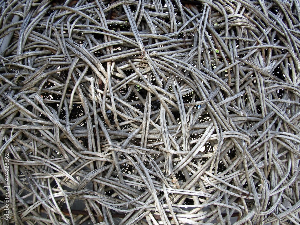 Abstract pattern of bamboo or rattan woven background. Abstract pattern of bamboo or rattan woven background.