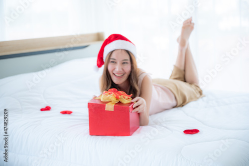 Christmas gift box concept,...