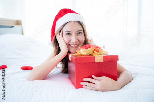 Christmas gift box concept,...