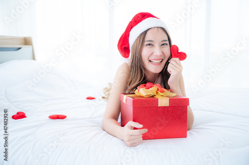 Christmas gift box concept,...