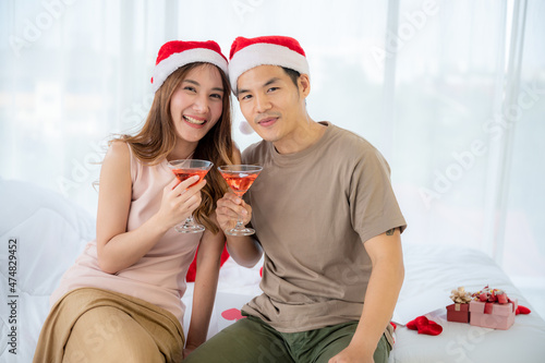 young Asian couple in conce...