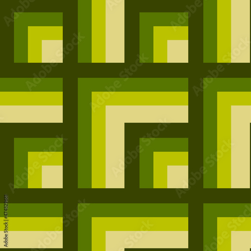Seamless pattern - needlework - patchwork or patchwork. Design element