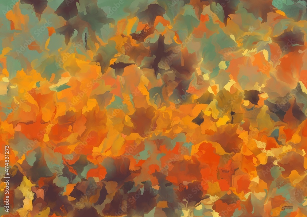abstract multicolor texture strange art geometric kaleidoscope background 