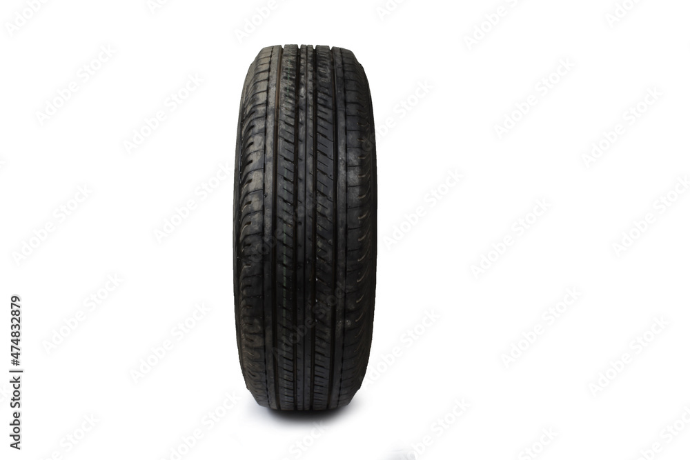 car tire isolated on white background car tire isolated on white background