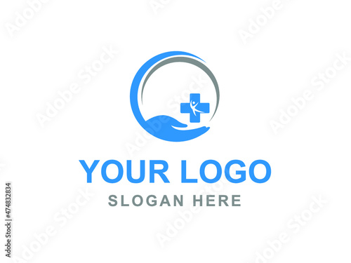 Health care and plus symbol logo template Vector