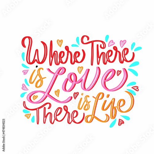 romantic lettering for valentines day. hand lettering romantic quotes. romantic typography. vector lettering design