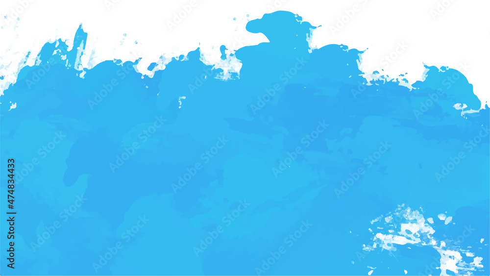 Obraz premium Blue watercolor background for textures backgrounds and web banners design