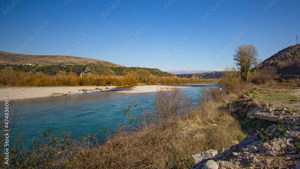 Obraz premium Fluss Neretva