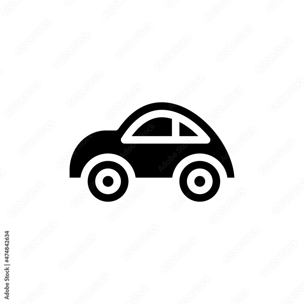 Fototapeta premium Toy Car icon in vector. Logotype