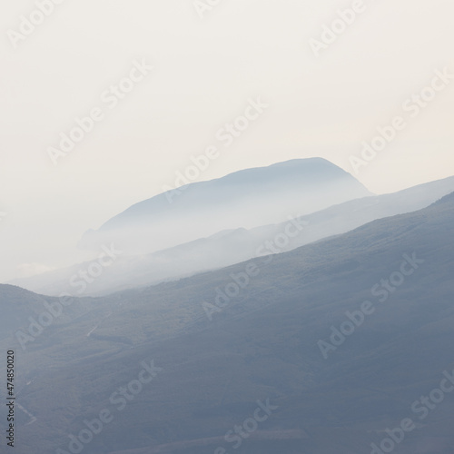 mountains in the fog © Александр Рыбчук