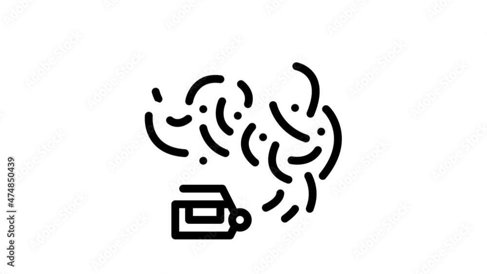 smoke bomb protest meeting animated line icon smoke bomb protest meeting sign. isolated on white background smoke bomb protest meeting animated line icon smoke bomb protest meeting sign. isolated on white background