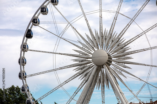  Ferris wheel on the Granary Island in Gdansk, Poland