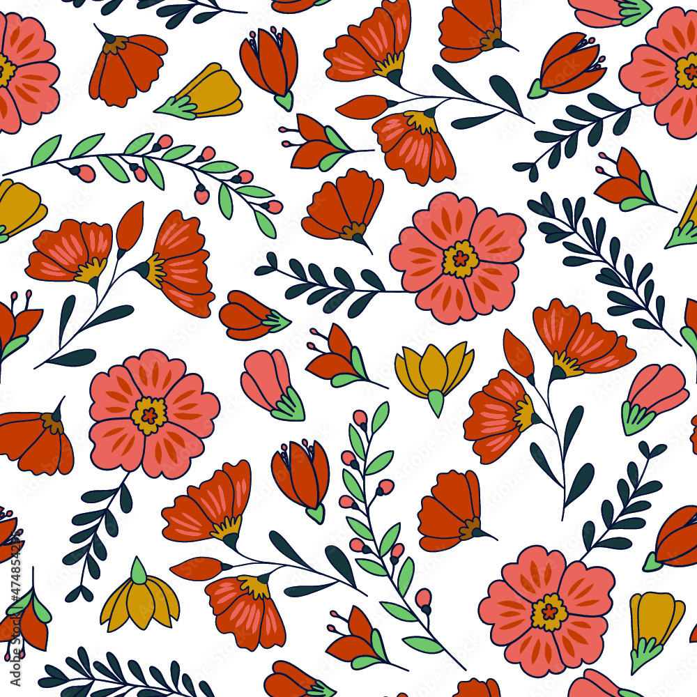 seamless floral pattern seamless floral pattern