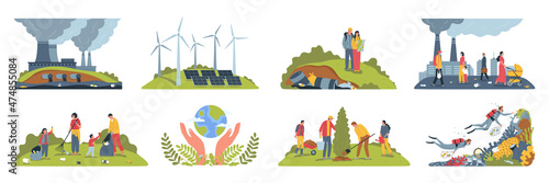 Ecology Pollution Color Compositions
