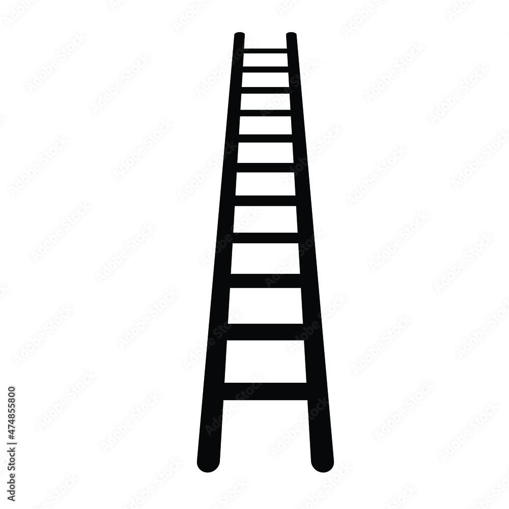 step ladder icon, ladder icon in trendy flat style step ladder icon, ladder icon in trendy flat style