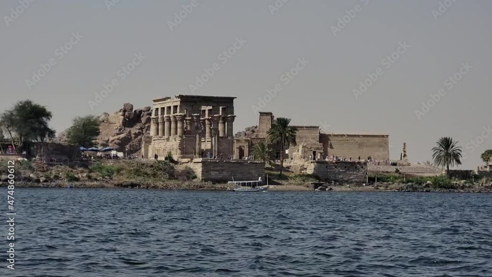 Philae Temple Complex. Temple Of Isis. Philae, Agilkia Island, Aswan, Egypt Philae Temple Complex. Temple Of Isis. Philae, Agilkia Island, Aswan, Egypt