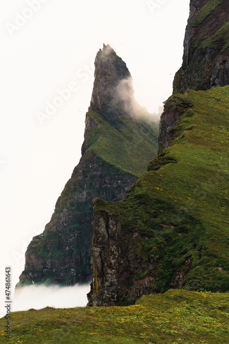 Cliff in Hornstrandir photo