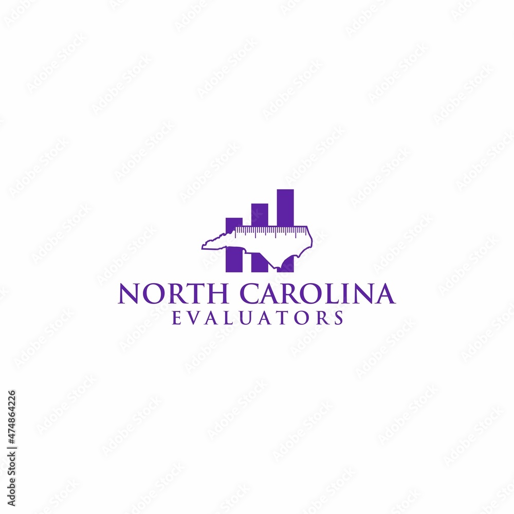 North Carolina Evaluator Logo Design North Carolina Evaluator Logo Design