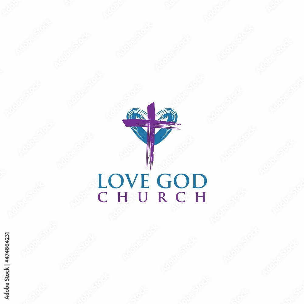 Love God Church Logo Design Love God Church Logo Design