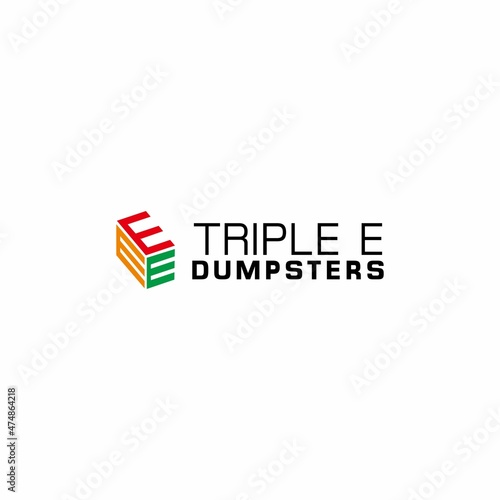 Triple E Dumpsters Logo Design
