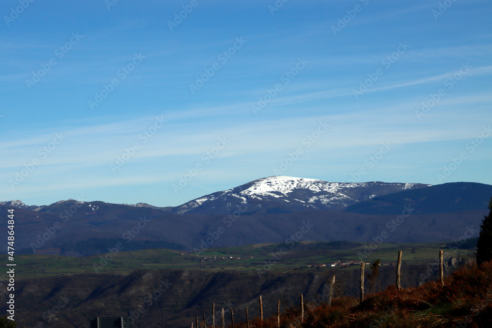 Mountains in the Basque Country