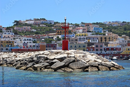 Italy: Foreshortening of Pona Island.