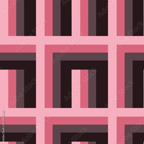Seamless pattern - needlework - patchwork or patchwork. Design element