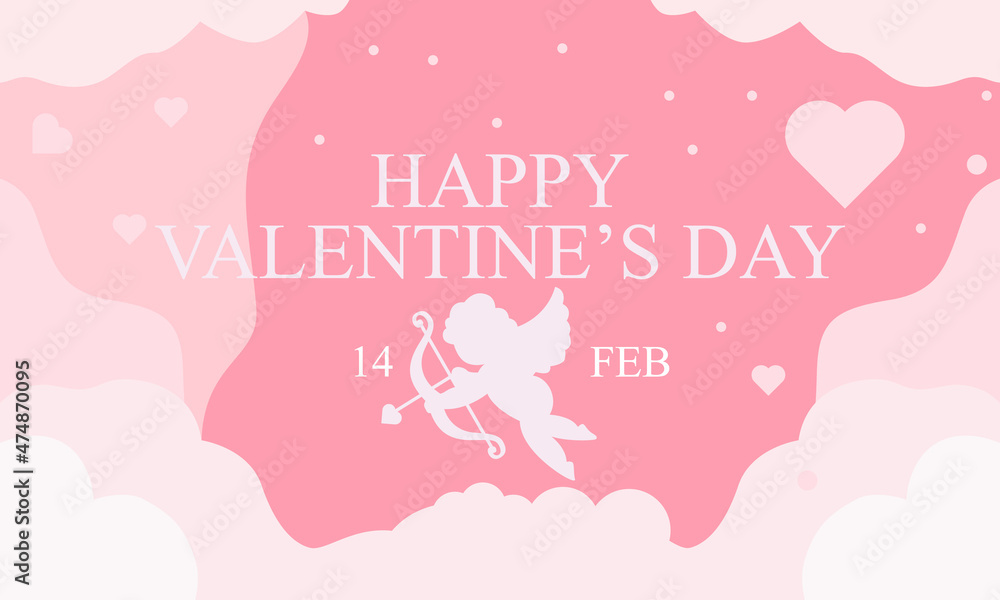 Valentines day wallpaper pink background