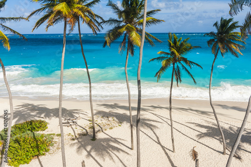 Bottom Bay tropical beach in Barbados