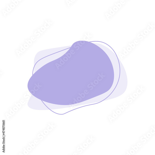 Abstract template for text. Vector spot.