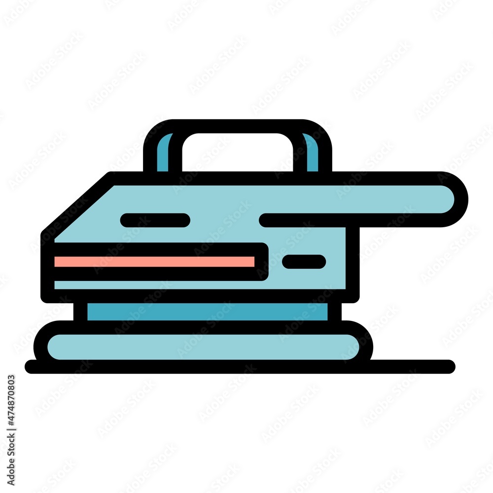 Grinding machine icon. Outline grinding machine vector icon color flat isolated Grinding machine icon. Outline grinding machine vector icon color flat isolated