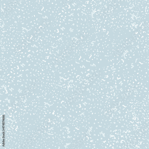 Falling snow texture seamless pattern