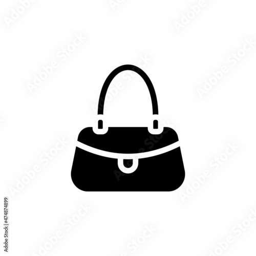 Ladies Purse icon in vector. Logotype