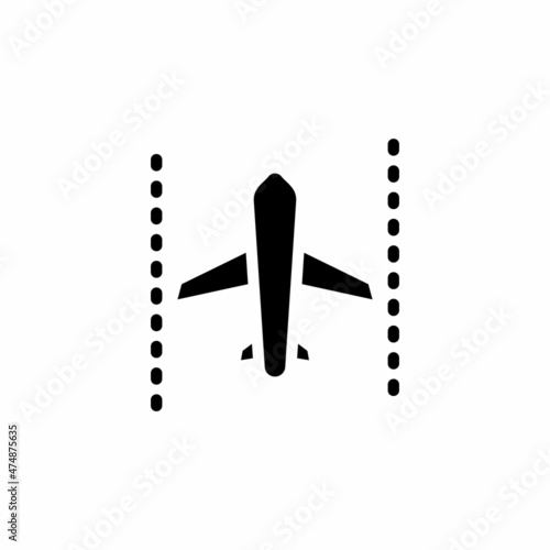 Airport icon in vector. Logotype