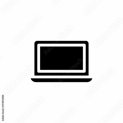Laptop icon in vector. Logotype
