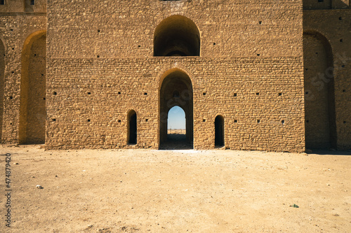 Historic Al-Ukhaidir Fortress near Karbala in Iraq