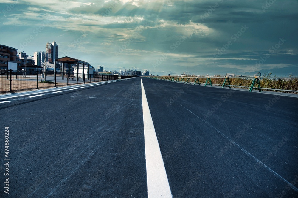 Fototapeta premium road to the city