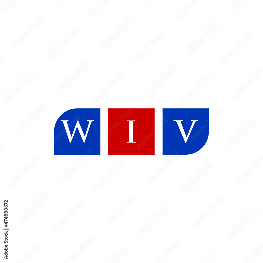 WIV Letter Initial Logo Design Template Vector Illustration WIV Letter Initial Logo Design Template Vector Illustration