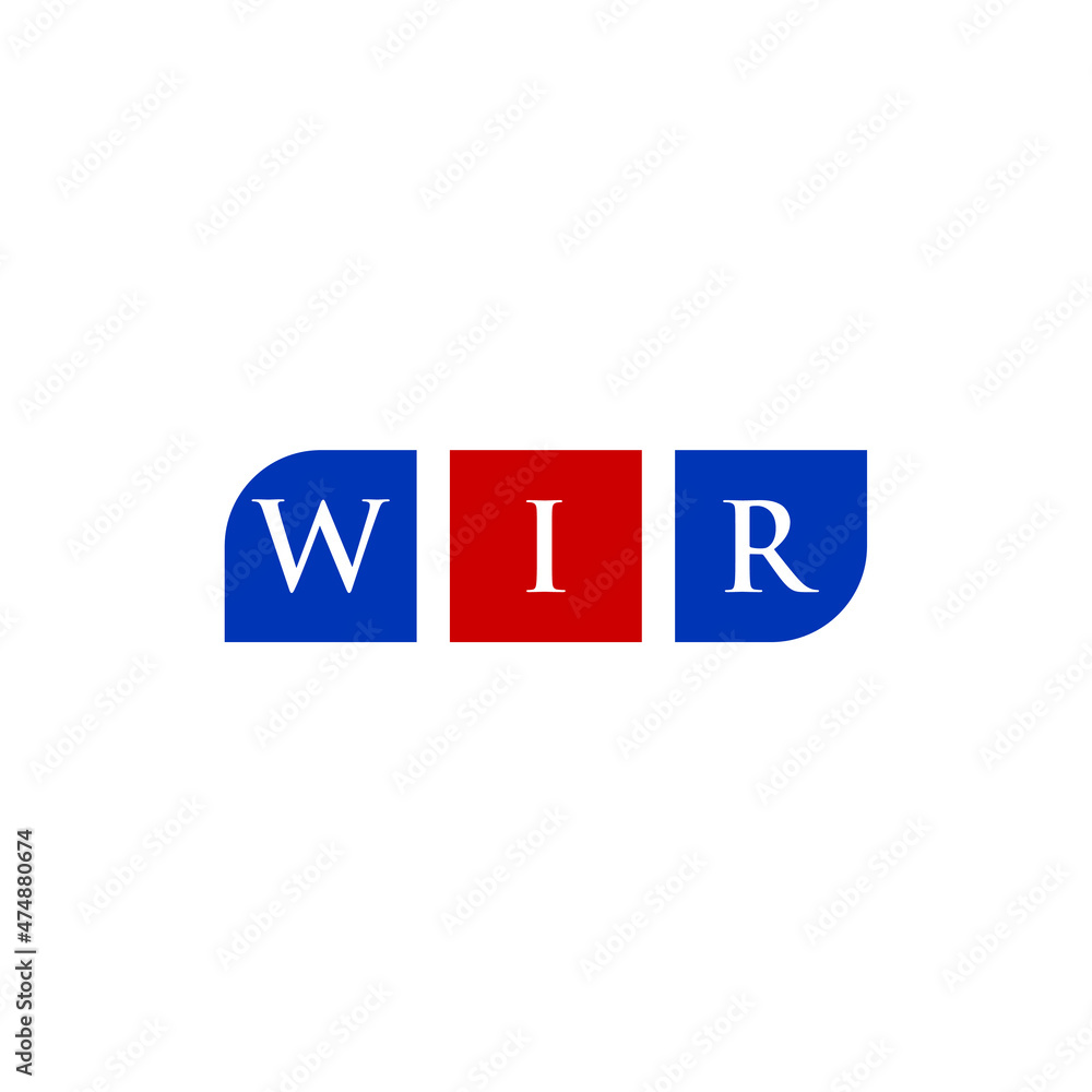 WIR Letter Initial Logo Design Template Vector Illustration WIR Letter Initial Logo Design Template Vector Illustration