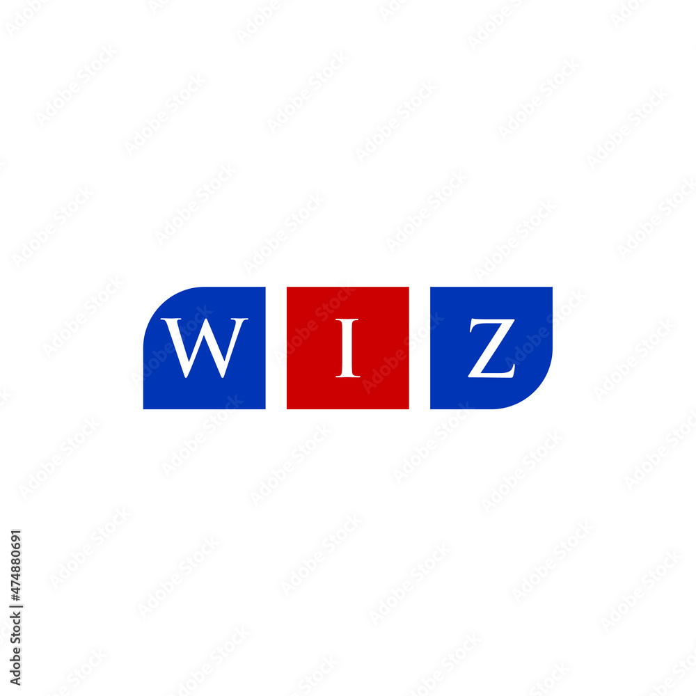 WIZ Letter Initial Logo Design Template Vector Illustration WIZ Letter Initial Logo Design Template Vector Illustration