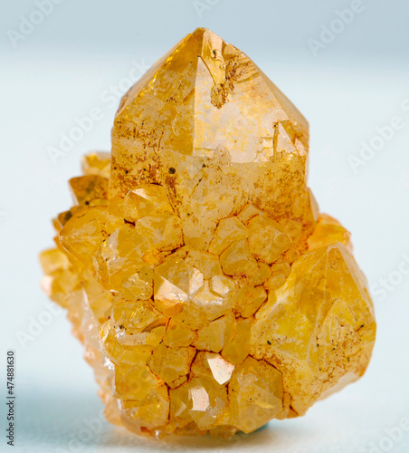 Billede på lærred citrine .mineral specimen stone rock geology gem crystal