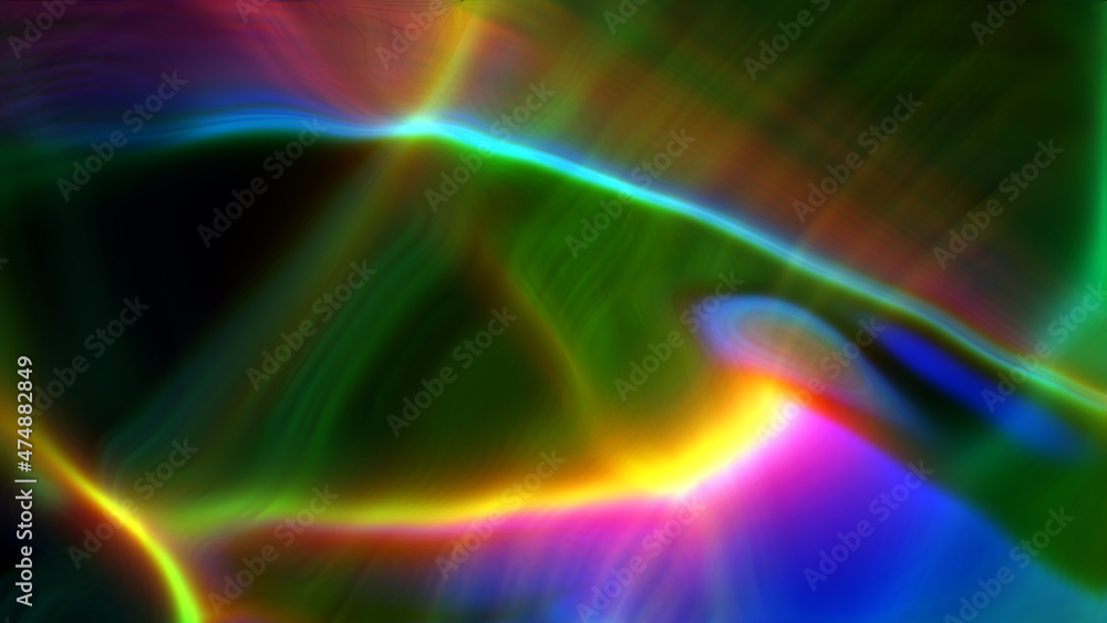 Fototapeta premium Abstract Colorful Background wave, design template illustration