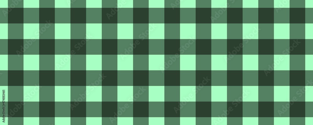 Banner, plaid pattern. Mint on Black color. Tablecloth pattern. Texture. Seamless classic pattern background. Banner, plaid pattern. Mint on Black color. Tablecloth pattern. Texture. Seamless classic pattern background.