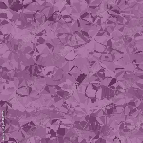 Abstract macro crystal geometric background texture Plum color. Random pattern background. Texture Plum color pattern background.