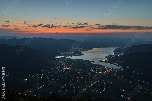 Tegernsee bei Nacht 