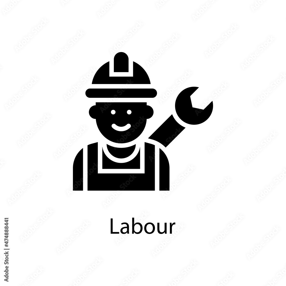Labour vector Solid Icon Design illustration. Activities Symbol on White background EPS 10 File Labour vector Solid Icon Design illustration. Activities Symbol on White background EPS 10 File